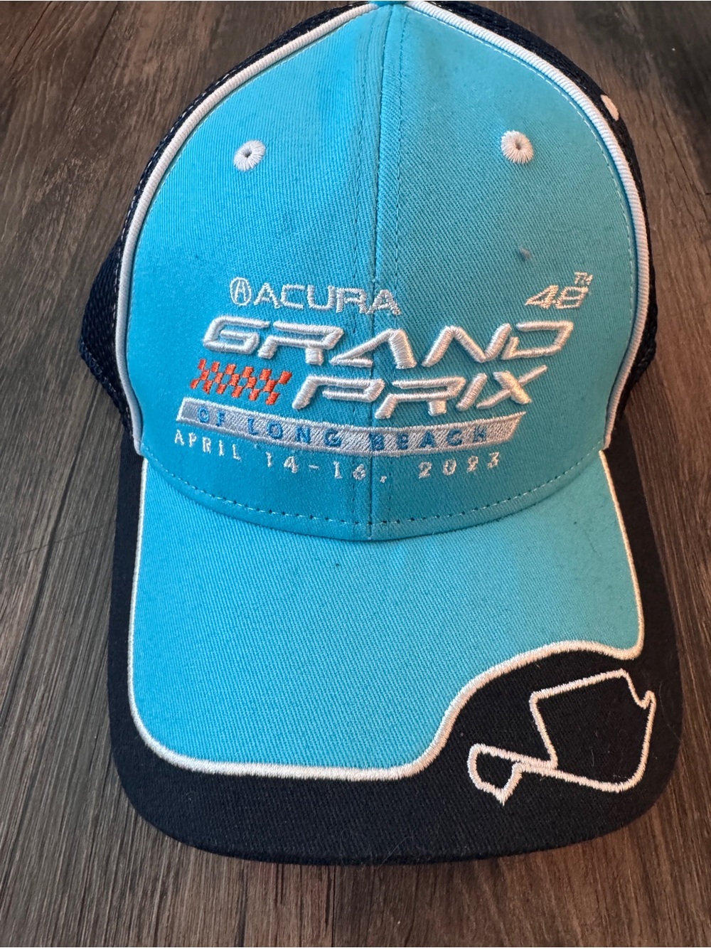 Acura Grand Prix Long Beach Embroidered Trucker Cap 48th Annual Event